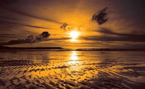Fototapet - Plaja în apus de soare (152,5x104 cm)