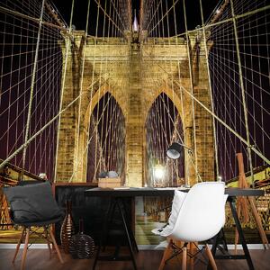 Fototapet - New York City Urban Brooklyn Bridge (152,5x104 cm)