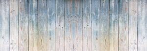 Fototapet - Scănduri din lemn - nuanță spre albastru (152,5x104 cm)