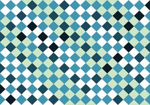 Fototapet - Mozaic - gresie albastră (152,5x104 cm)