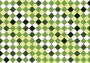 Fototapet - Mozaic - gresie verde (254x184 cm)
