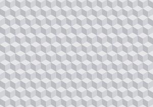 Fototapet - Mozaic - 3D alb (152,5x104 cm)