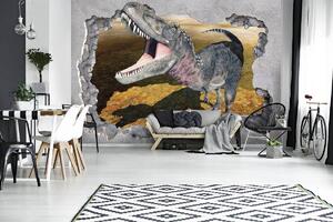 Fototapet - Gaură - dinozaur (152,5x104 cm)