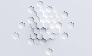 Fototapet - Hexagon (152,5x104 cm)