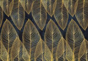 Fototapet - Frunze aurii (152,5x104 cm)