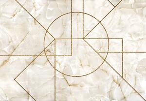 Fototapet - Motiv geometric pe marmură (152,5x104 cm)