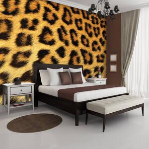 Fototapet - Fibre de păr de leopard (254x184 cm)