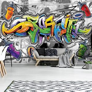 Fototapet - Graffiti colorat (254x184 cm)