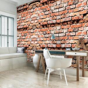 Fototapet - Red Brickwall (152,5x104 cm)