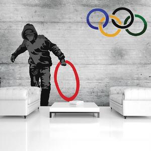 Fototapet - Cercuri olimpice (152,5x104 cm)