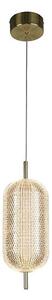 Searchlight 28803SB - Pendul LED pe cablu CAPSULE LED/19W/230V