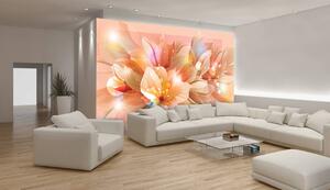 Fototapet - Arta florală - abstract (152,5x104 cm)