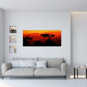 Tablou -Apus de soare (120x50 cm)