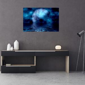 Tablou Luna deasupra mării (90x60 cm)