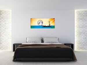Tablou - Pictură străveche (120x50 cm)
