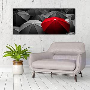 Tablou cu umbrele deschise (120x50 cm)