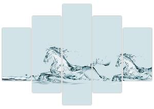 Tablou - Cai din picături de apă (150x105 cm)