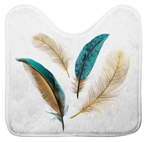 Covoraș de baie alb pentru WC 45x45 cm Plumiss – douceur d'intérieur
