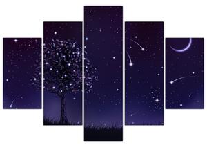 Tablou - Noaptea în ilustrație (150x105 cm)