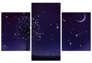 Tablou - Noaptea în ilustrație (90x60 cm)