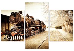 Tablou - Locomotiva istorică (90x60 cm)