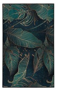 Covor culoare petrol lavabil 120x180 cm Midnight Jungle – Mila Home