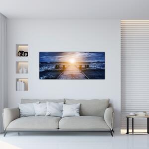 Tablou cu mol însorit (120x50 cm)