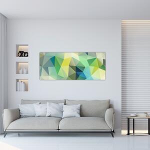Tablou abstracțiunii geometrice (120x50 cm)
