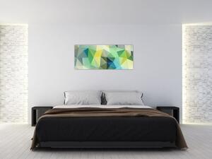 Tablou abstracțiunii geometrice (120x50 cm)