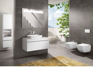 Set vas WC rimless suspendat, Villeroy&Boch Venticello, DirectFlush, cu capac inchidere lenta, 37.5x56cm 4611RS01