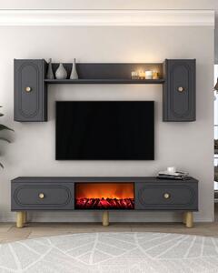 Mobilier living cu șemineu. 1144903