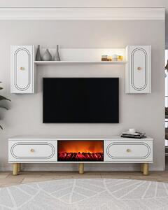 Mobilier living cu șemineu. 1144904