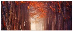 Tablou - Pădurea de toamnă (120x50 cm)