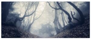 Tablou - Pădurea în ceață (120x50 cm)