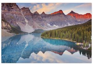 Tablou - Peisaj montan din Canada (90x60 cm)