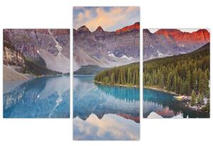 Tablou - Peisaj montan din Canada (90x60 cm)