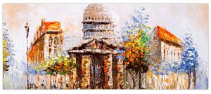 Tablou - Monument de oraș pictat (120x50 cm)