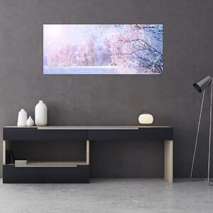 Tablou - Iarna geroasă (120x50 cm)
