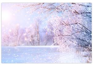 Tablou - Iarna geroasă (90x60 cm)