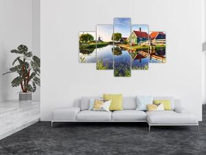 Tablou cu mori din Olanda (150x105 cm)
