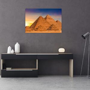 Tablou - Piremidele din Egipt (90x60 cm)