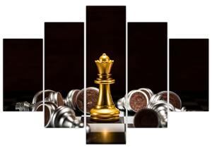 Tablou - Figurine de șah (150x105 cm)