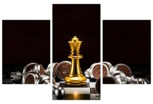 Tablou - Figurine de șah (90x60 cm)