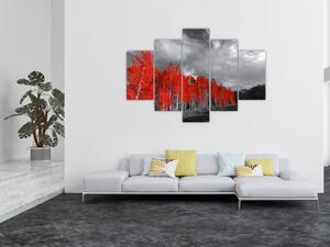 Tablou - Copaci în culorile toamnei (150x105 cm)