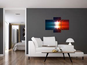 Tablou abstract cu glonț activ (90x60 cm)