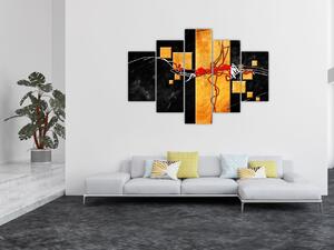 Tablou abstract - Dansatoare (150x105 cm)