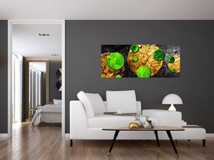 Tablou abstract - Bilă (120x50 cm)