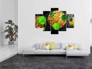Tablou abstract - Bilă (150x105 cm)