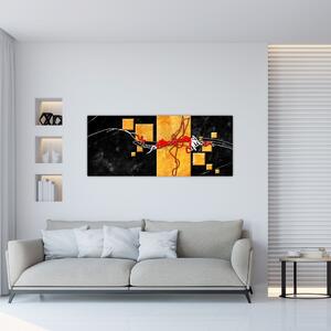 Tablou abstract - Dansatoare (120x50 cm)