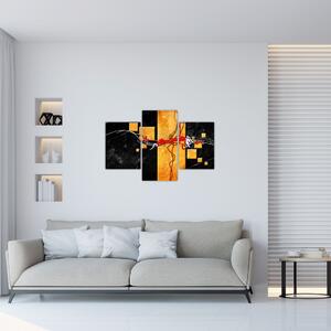 Tablou abstract - Dansatoare (90x60 cm)